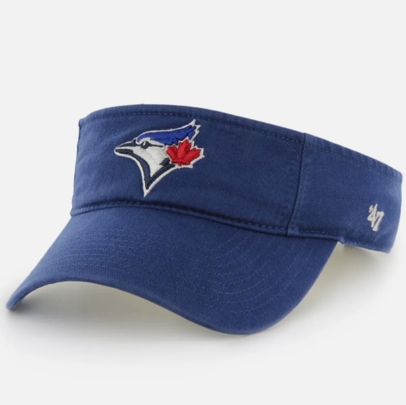 NWT  '47 brand Toronto Blue Jays Logo Visor Hat Cap unisex OSFM MLB adjustable - Picture 5 of 6